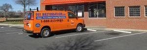 Water and Mold Removal Vehicle At Headquarters