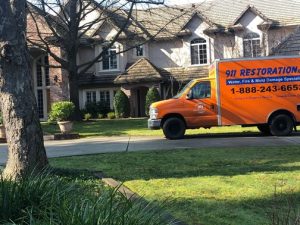 Water Damage Repair Crew At A Madison Home