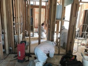 A Team Conducting Mold Remediation in a Residential Property